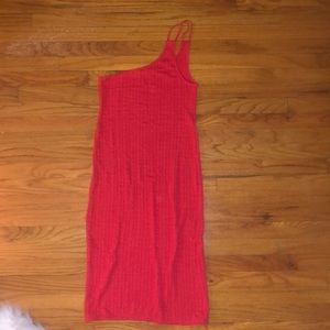 Zara off the shoulder red tight dress. Never worn!